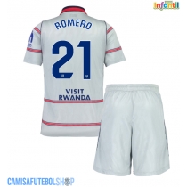 Camisa de time de futebol Atletico Madrid Cristian Romero #21 Replicas 3º Equipamento Infantil 2026-27 Manga Curta (+ Calças curtas)